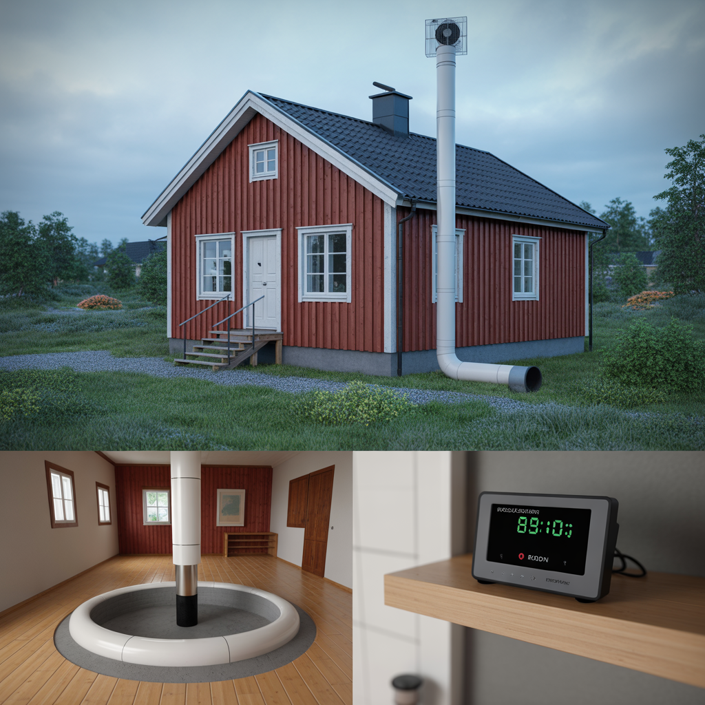 radonsanering i smahus kostnad atgarder och matning